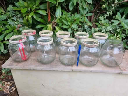 Photo of free 10 large jars (West Parley) #1