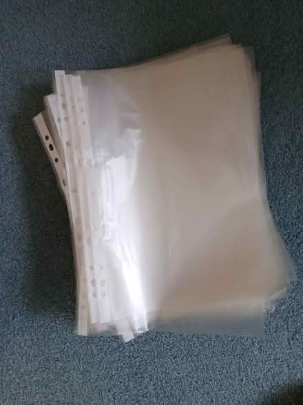 Photo of free A4 punched pockets (Emsworth PO10) #1