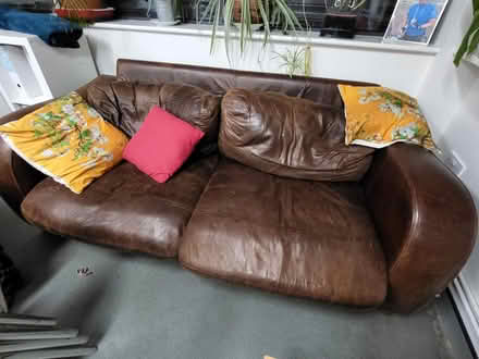 Photo of free Leather 2 seater sofa Laura Ashley (CF11 Pontcanna) #1