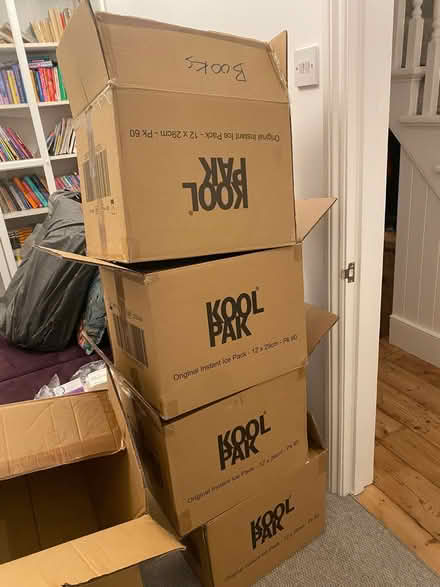 Photo of free Brown packing boxes about 10 (Fulham Palace Rd SW6) #1