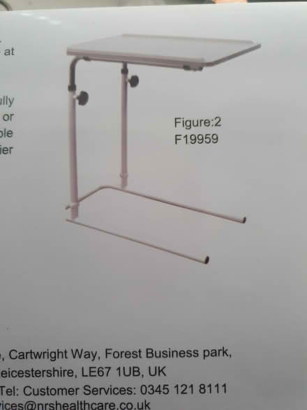 Photo of free Overbed Table (S2 Wybourn) #1