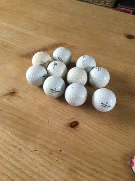 Photo of free Used golf balls x10 (Hala LA1) #1