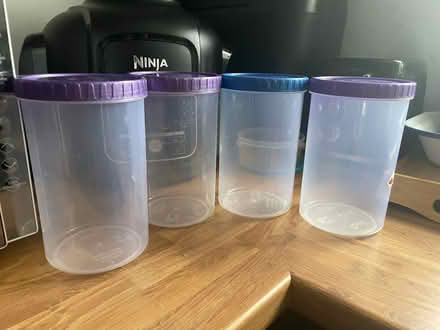 Photo of free Plastic storage tubs (Upper Walthamstow) #1