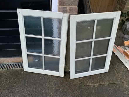Photo of free Glass doors and windows in wooden frames (Hersham KT12) #1