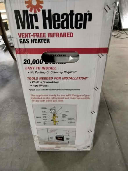 Photo of free Large gas space heater (Alameda) #2