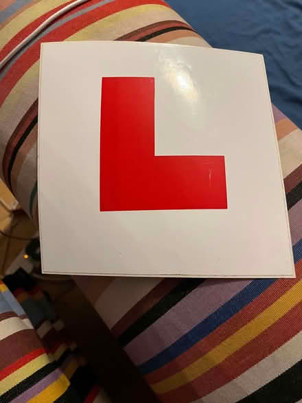 Photo of free one stick-on L plate (Wanstead E11) #1