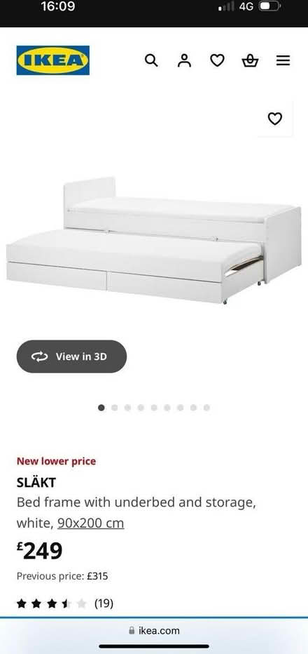 Photo of IKEA slakt bed (E7) #1