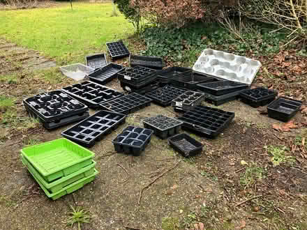 Photo of free Plastic plant trays (Purley on Thames RG31) #1