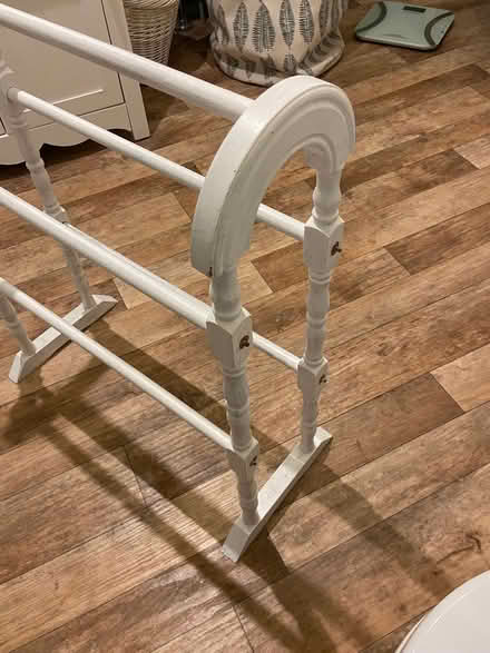 Photo of free Wooden towel rail - needs nuts to secure (Spacey Houses HG3) #2