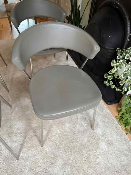 Photo of free Set of 4 leather dining chairs (Exeter EX2) #3