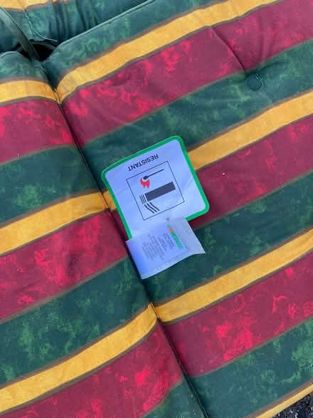 Photo of free Garden chair cushions (Sevenoaks, near Station) #2