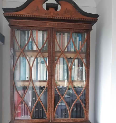 Photo of free Glass fronted bookcase (Headless Cross B97) #1