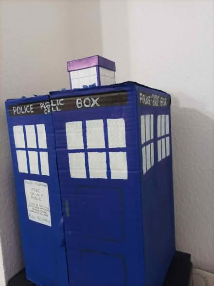 Photo of free Cardboard tardis box (Ipswich IP3) #1