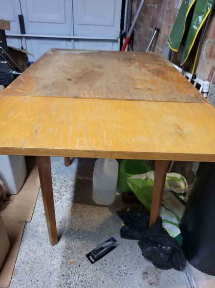 Photo of free Very old table with pull out extensions (Duffield DE56) #1