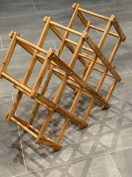 Photo of free Folding wine rack woodem (Ditchling BN6) #1