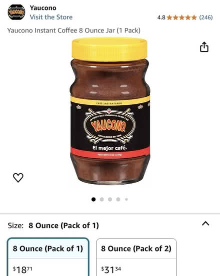 Photo of free New Yaucono instant coffee (Pedro Point, Pacifica) #1