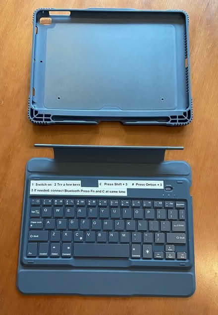 Photo of free iPad keyboard and case (Sevenoaks, near Station) #2