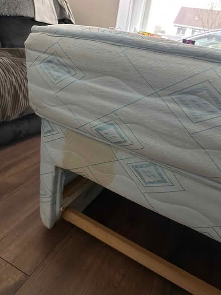 Photo of free Single bed base and mattress (Crosby) #4
