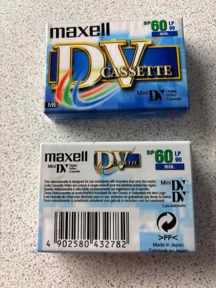 Photo of free Maxwell mini digital video cassettes (Chapel Row RG7) #1