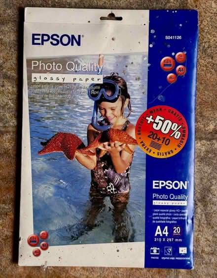 Photo of free Pack of A4 Glossy Inkjet Photo Paper (Chaddesden DE21) #1