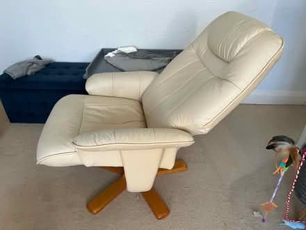 Photo of free Reclining chair + footstool (Surbiton, KT5) #2