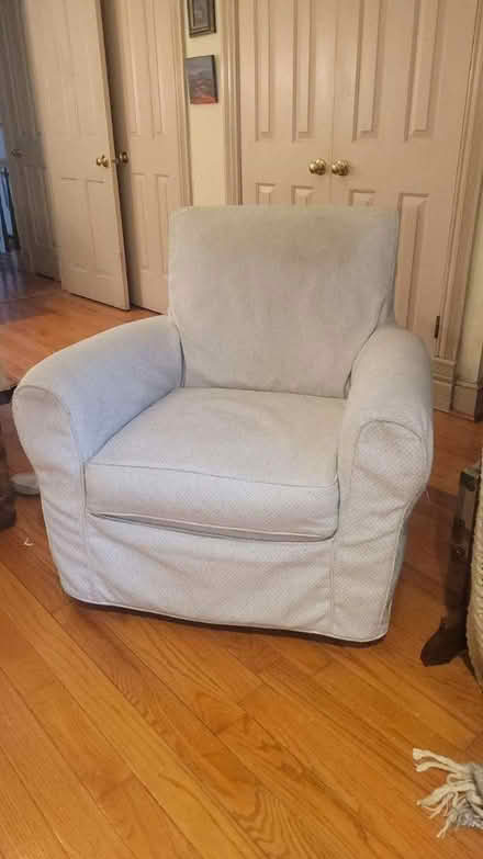 Photo of free Club Furniture chair in slipcover (Capitol Hill, DC) #1