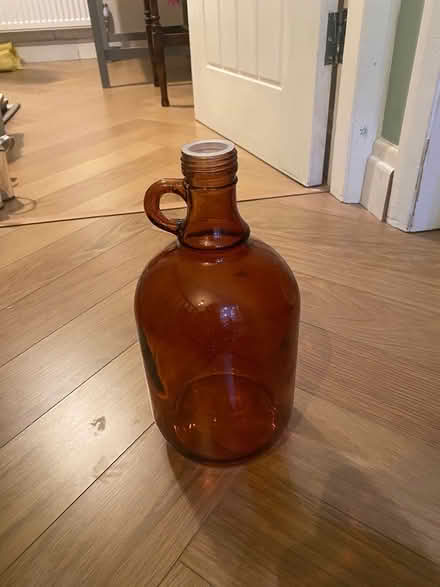 Photo of free Amber glass bottle (Grappenhall WA4) #1