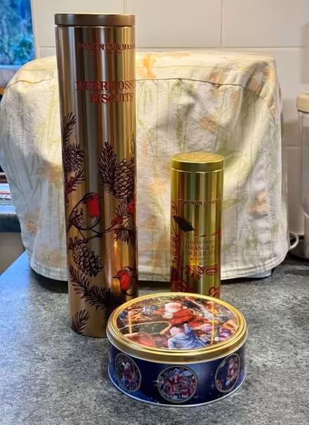 Photo of free Selection of Christmas Tins (Chaddesden DE21) #1