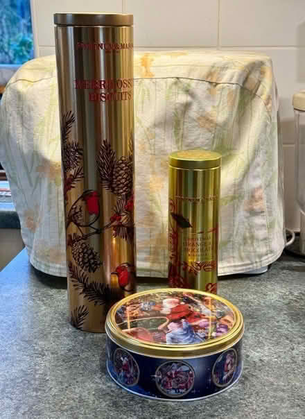 Photo of free Selection of Christmas Tins (Chaddesden DE21) #1