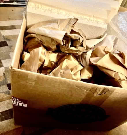 Photo of free Clean Bubblewrap Shipping Box+Paper (Englewood) #4