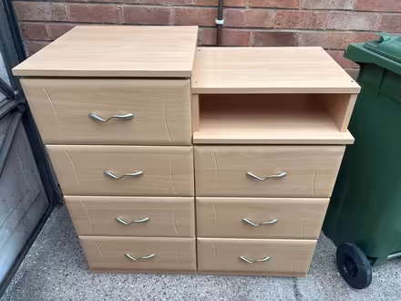 Photo of free Sand colour drawers (Wigston, Leicester, LE18) #1