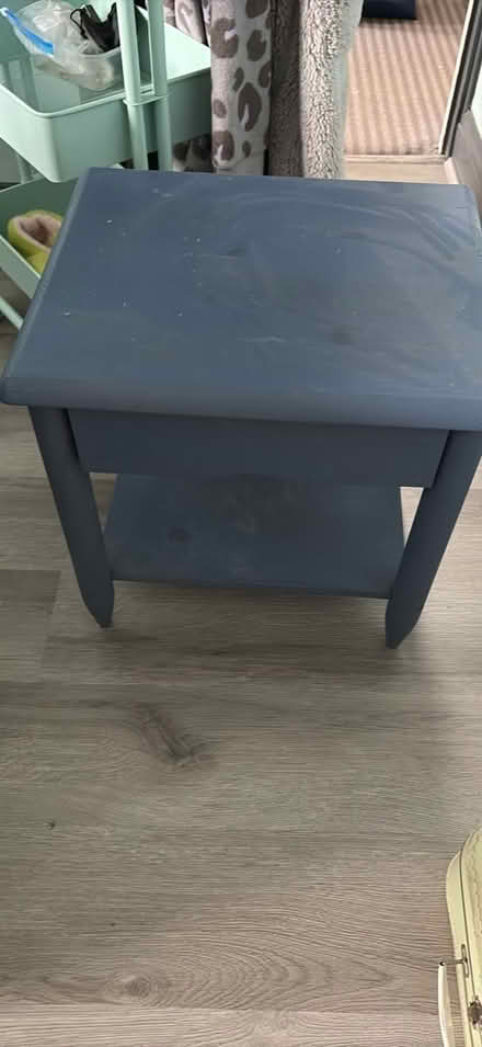 Photo of free Wooden bedside table (Isleworth) #2