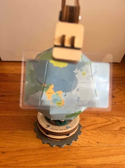 Photo of free Rotating mechanical globe (Lawrence Expwy & Monroe Street) #3