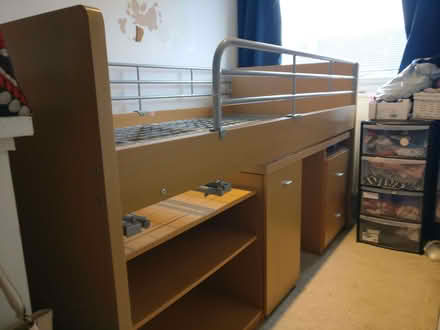 Photo of free Bunk bed with built in desk, shelves and drawers (Northway OX3) #3