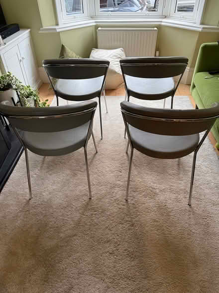 Photo of free Set of 4 leather dining chairs (Exeter EX2) #2