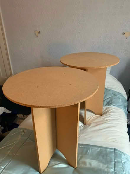 Photo of free Chipboard tables (DE56) #1
