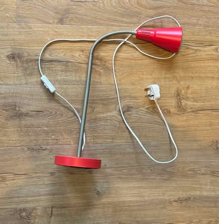 Photo of free Red bedside lamp (Ealing W5) #1