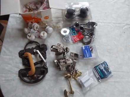 Photo of free Cupboard door knobs, hinges, catches etc (Fareham PO15) #1
