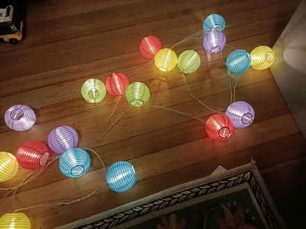 Photo of free String of LED paper lantern lights (Shirley CR0) #1
