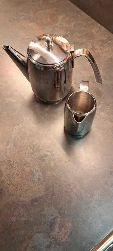 Photo of free Stainless Steel Tea Pot & Milk Jug (Radyr CF15) #1