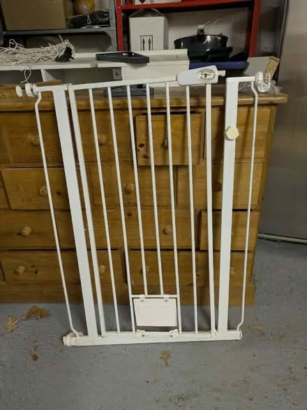 Photo of free Stair gate with cat flap (North Hinksey OX2) #1