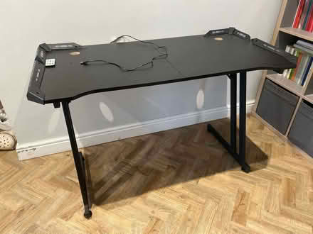 Photo of free Gaming desk with LEDs and chair (NG10 (Sandiacre)) #1