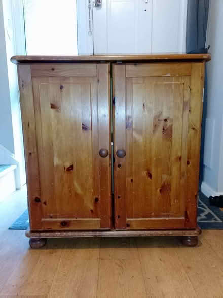 Photo of free Small cupboard, solid pine, top surface in need of sandingi (Barnes SW13) #2