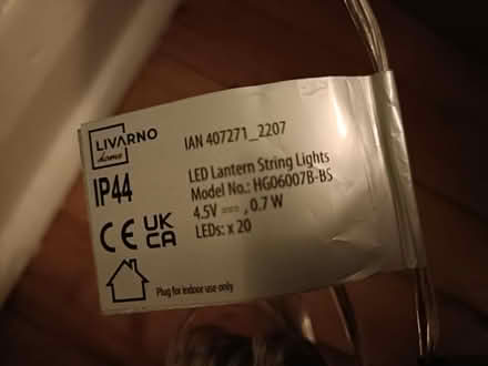 Photo of free String of LED paper lantern lights (Shirley CR0) #2