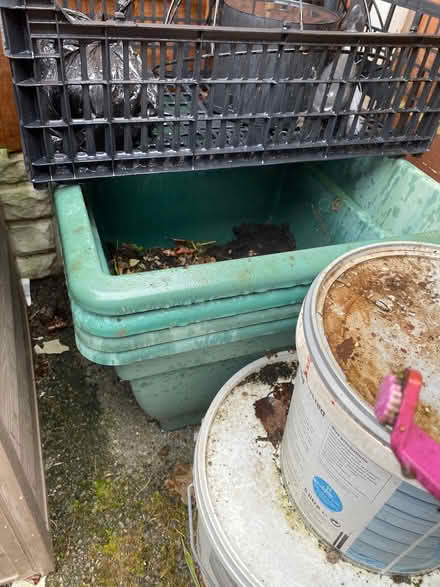 Photo of free 4 large square plastic planters (Croxteth L12) #1