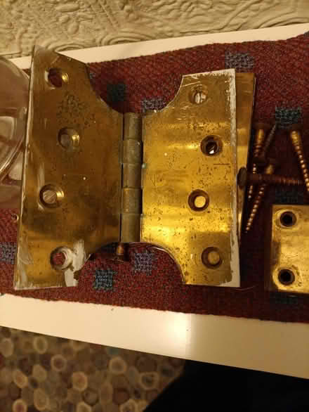 Photo of free Brass door lock, handles + key (East Finchley, N2) #4