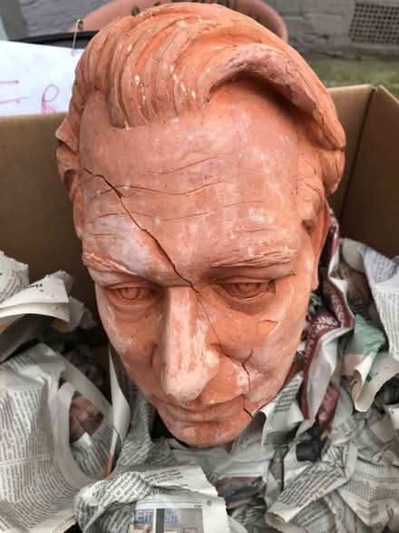 Photo of free Clay head sculpture (Shepherds Bush) #1