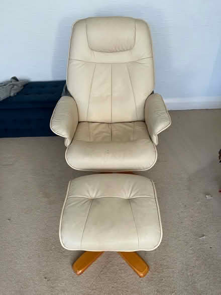 Photo of free Reclining chair + footstool (Surbiton, KT5) #1