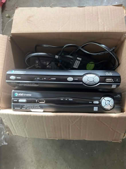 Photo of free 2 Uverse set top boxes (Derbyshire Dr & Robindell Way) #1