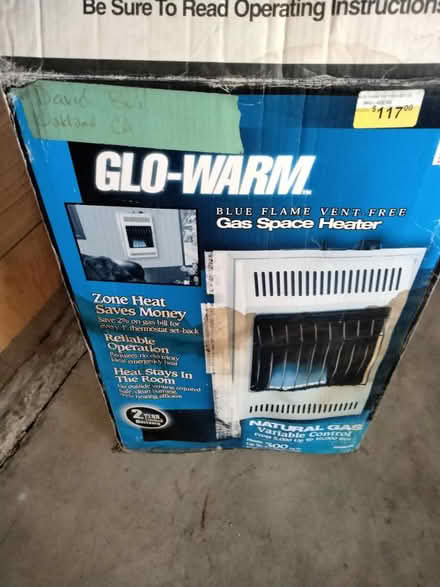 Photo of free Small gas space heater (Alameda) #1